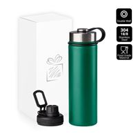 BORRACCIA TERMICA 650 ML CON  DUE TAPPI